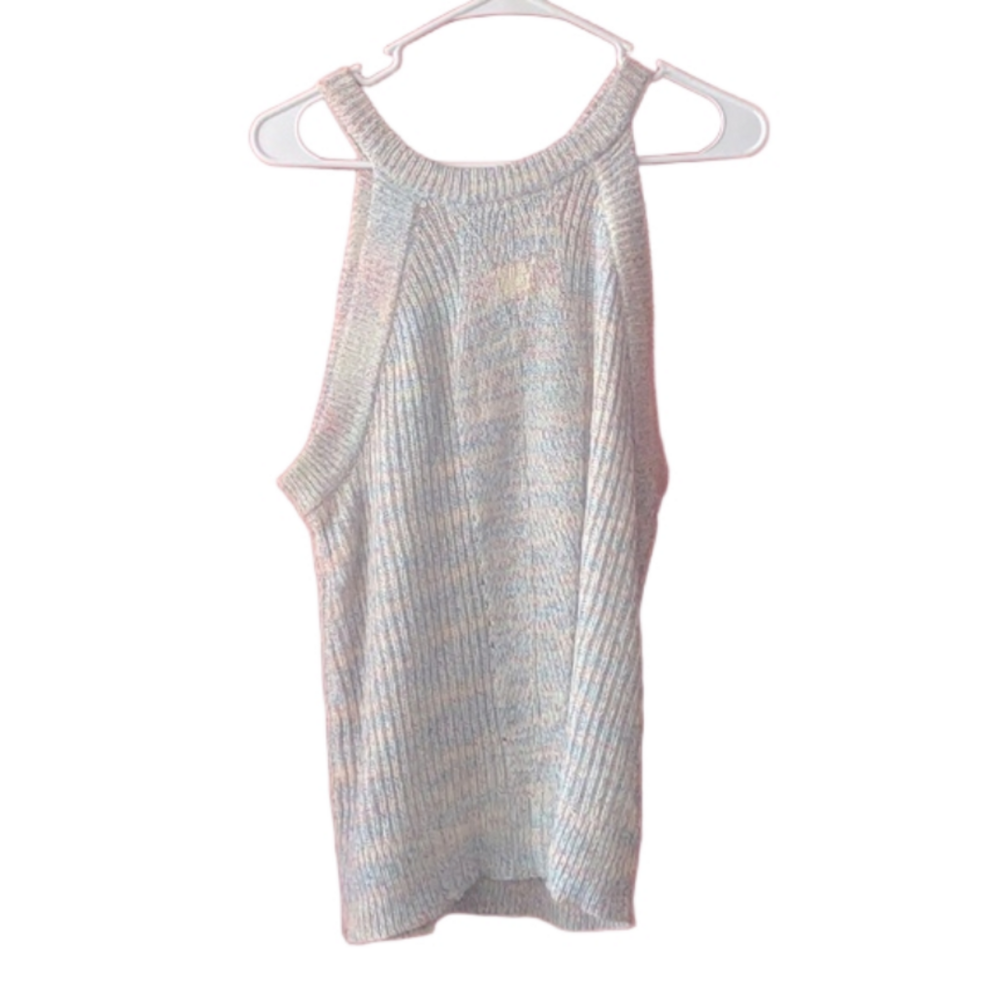 Ella Moss tank top sweater sleeveless crochet xl